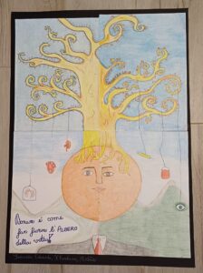 Disegno premiato nel concorso "A scuola imparo a donare" 2025