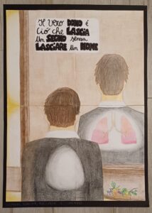Disegno premiato nel concorso "A scuola imparo a donare" 2025